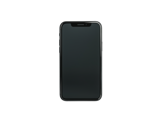 Empty smartphone screen Generative AI