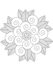 Flowers Coloring Pages For Adultes