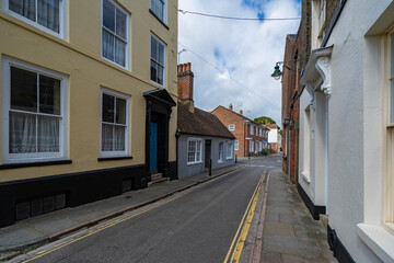 View of Canterbury, a small town in southeast England