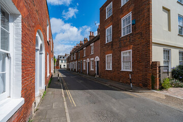 View of Canterbury, a small town in southeast England