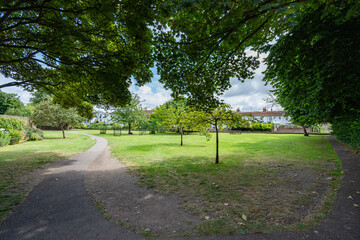 View of Canterbury, a small town in southeast England