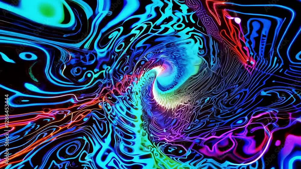 Poster a captivating display of swirling colors creates an enchanting visual experience. the intricate patt