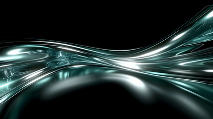 Teal Abstract 3D Background