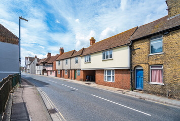 View of Canterbury, a small town in southeast England