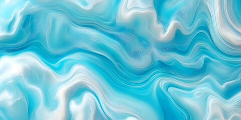 Obraz premium Abstract Blue Swirl Background Illustration