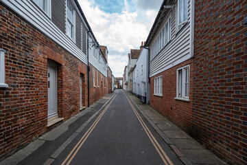 View of Canterbury, a small town in southeast England