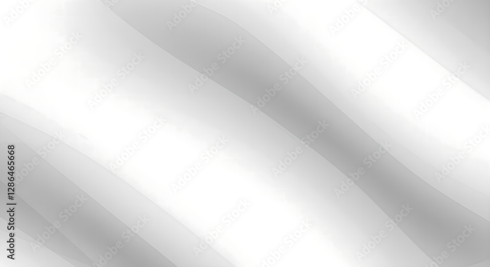 Poster abstract diagonal white and light gray gradient background with soft smooth lines. clean minimal des