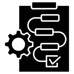 Procedure Glyph Icon