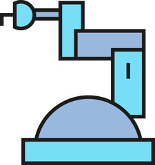 Manufacturing Robotic Arm Icon
