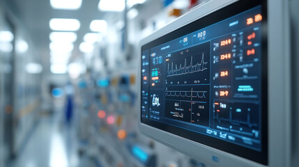 A hospital integrating AI technology for automated patient monitoring and predictive analytics