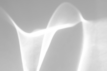 Abstract shadow drop on white wall background overlay mockup effect