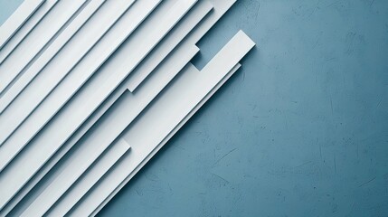 Obraz premium Contemporary geometric design modern art studio abstract visuals minimalist environment top-down view artistic concept