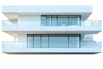 Modern House 3D Illustration