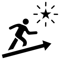 Ambition Glyph Icon