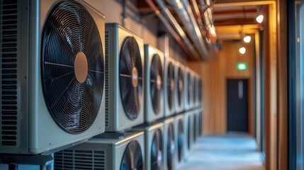 Hvac system upgrades transform efficiency in commercial spaces modern facility industrial environment inside view