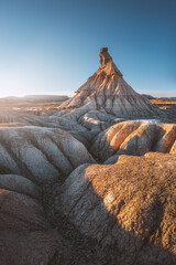 Canyons over the Castildetierra (Bardenas Reales - Spain)