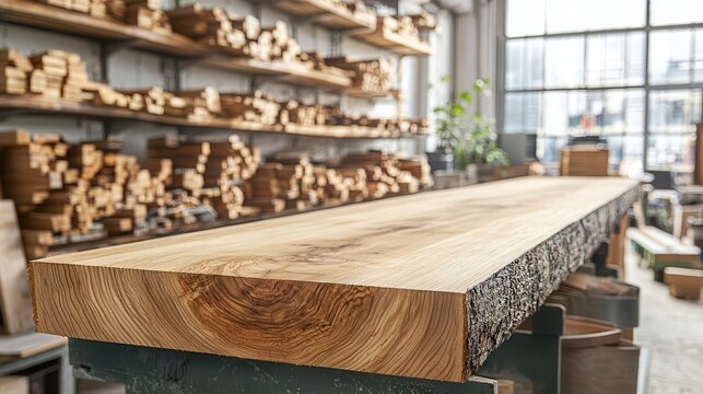 Woodworking masterclass crafting furniture in a modern workshop urban setting creative process close-up view