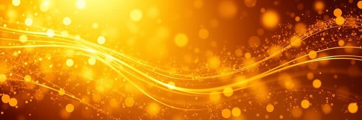 Particle luxury gold abstract background with wavy movement for festive season, abstract, festive season, movement