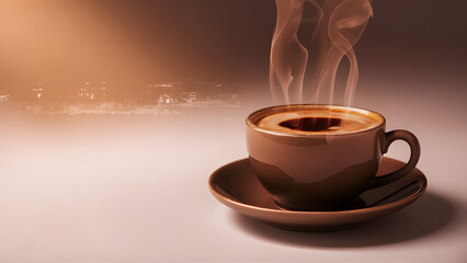 A Serene Moment: Espresso in Sunlight, Capturing the Essence of Tranquility and Aroma