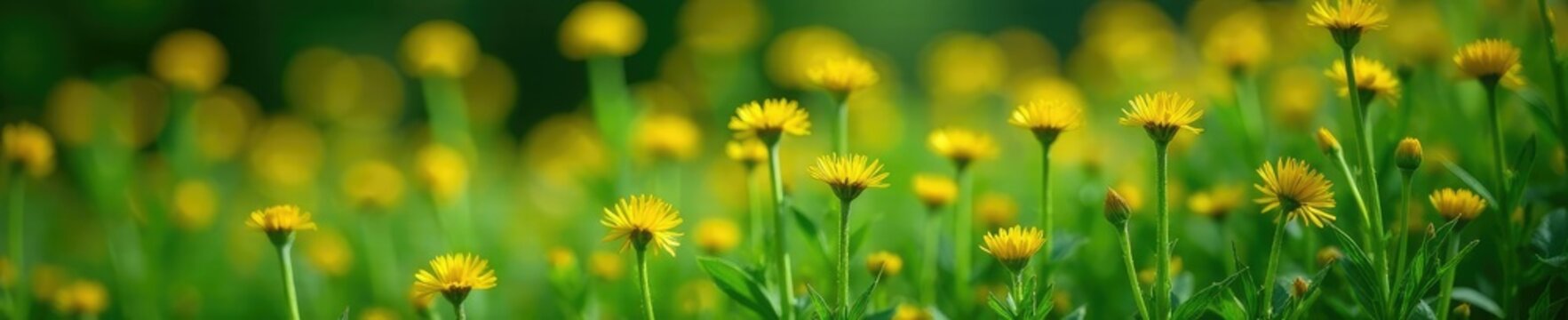 Vertical shot of Euryops pectinatus plant foliage and stems, landscape, euryops, botany