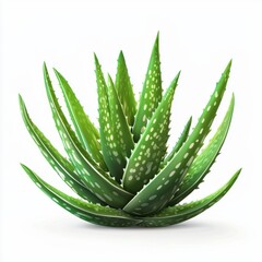 Fototapeta premium Aloe vera plant isolated on white background