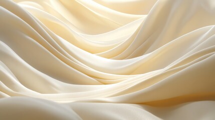 Fototapeta premium A detailed close-up of white fabric showcasing numerous intricate folds and textures, highlighting its softness and dimensionality.