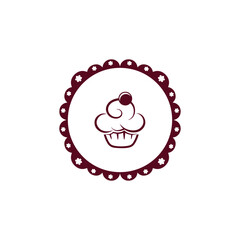 Cake logo vector ilustration