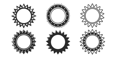 Hand-Drawn Grunge Circle Frames: Charcoal, Pencil & Chalk Border Set


