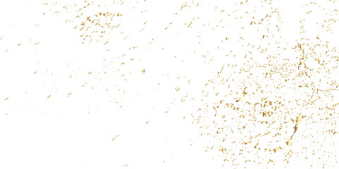 Luxury golden confetti glitter and zigzag ribbon falling down on transparent background. Holyday, festive and celebration background. Vector illustration.