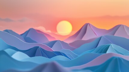 Pastel Paper Journey Among Clouds