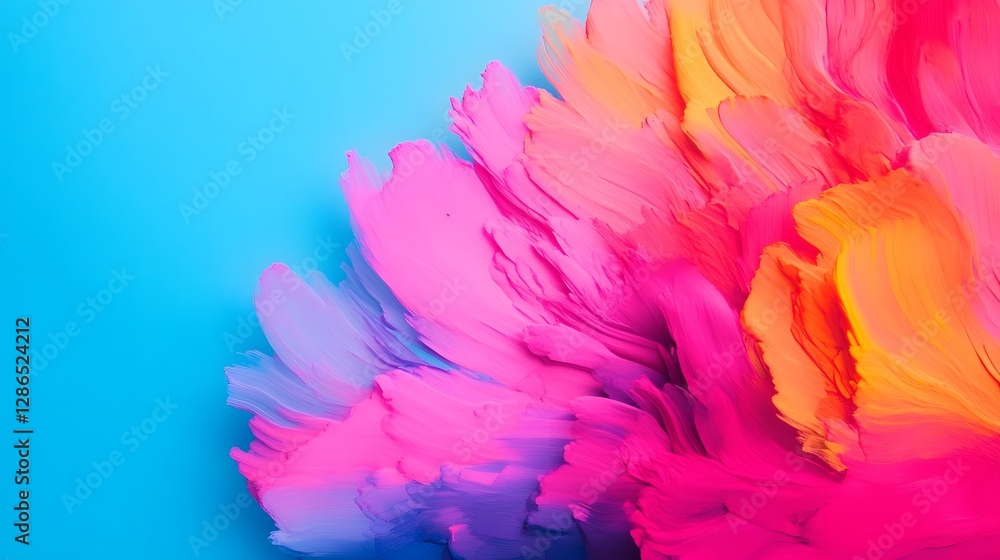 Poster surreal branding concepts with vibrant compositions and colors