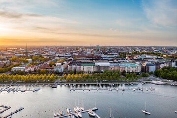 panoramic view of Helsinki