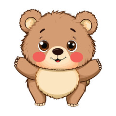 Fototapeta premium cute bear vector 