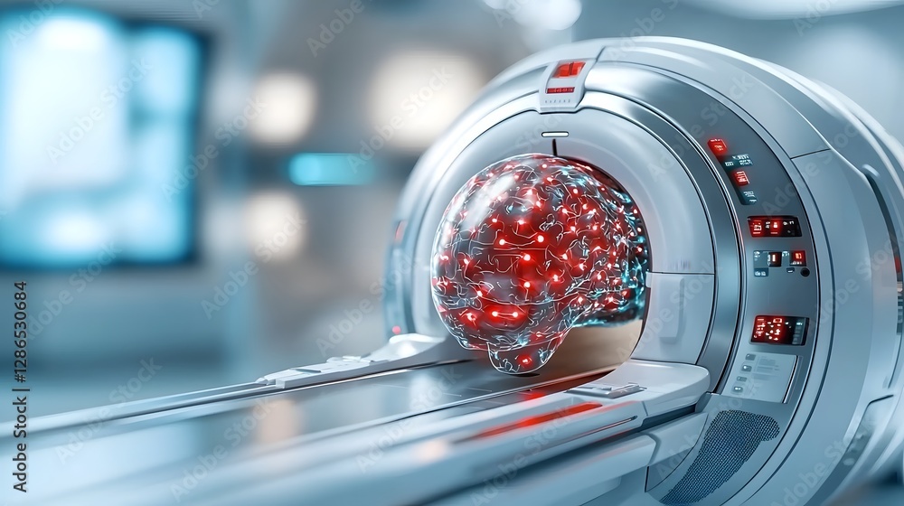 Poster portable mri scanner revolutionizing remote medical diagnostics with a compact innovative and futuri