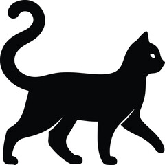 cat vector silhouettes