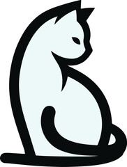 cat vector silhouettes