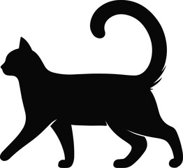 cat vector silhouettes