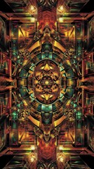 resolution symmetrical illusion design the design features