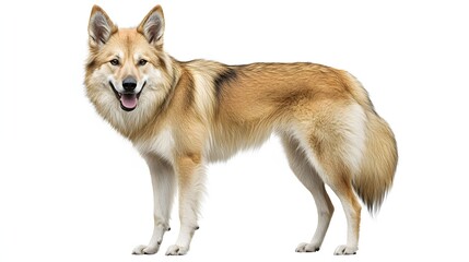 Fototapeta premium Wild Canine Standing Proudly with a Smile in a Natural Setting