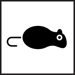 Laboratory Mouse Icon Design