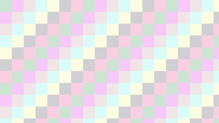 Pastel Square Pattern Background