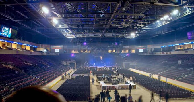Concert Filling Up with People