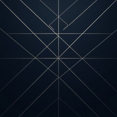 Geometric pattern with gold lines on dark background
