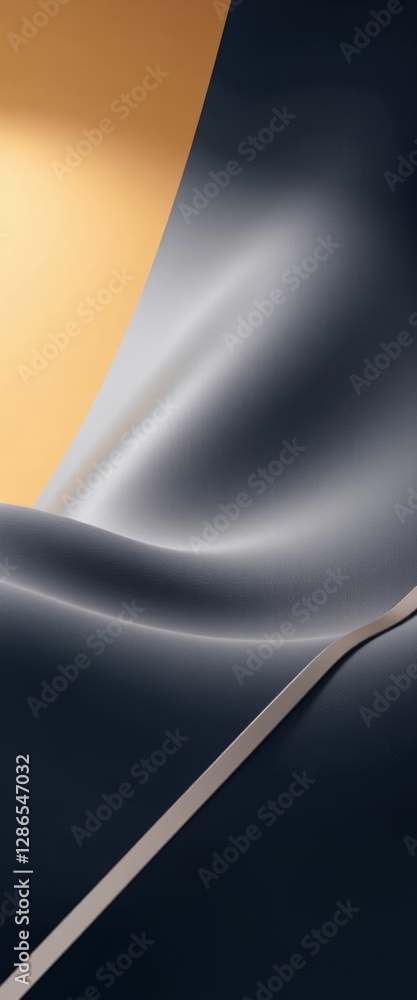 Aufkleber abstract fabric texture with smooth curves and warm background