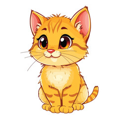 Obraz premium cute cat vector 
