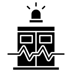 Emergency Room Glyph Icon