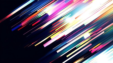 Abstract vibrant lines speed motion background design