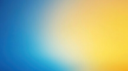 Blue and yellow gradient background with smooth transition, creating minimalist and calming effect. blend of colors evokes sense of tranquility and warmth