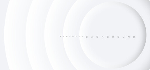 White background neumorphic abstract, Digital technology connect, cyber information communication, innovation future tech data, internet network connection, Ai big data, blue line dot illustration 3d