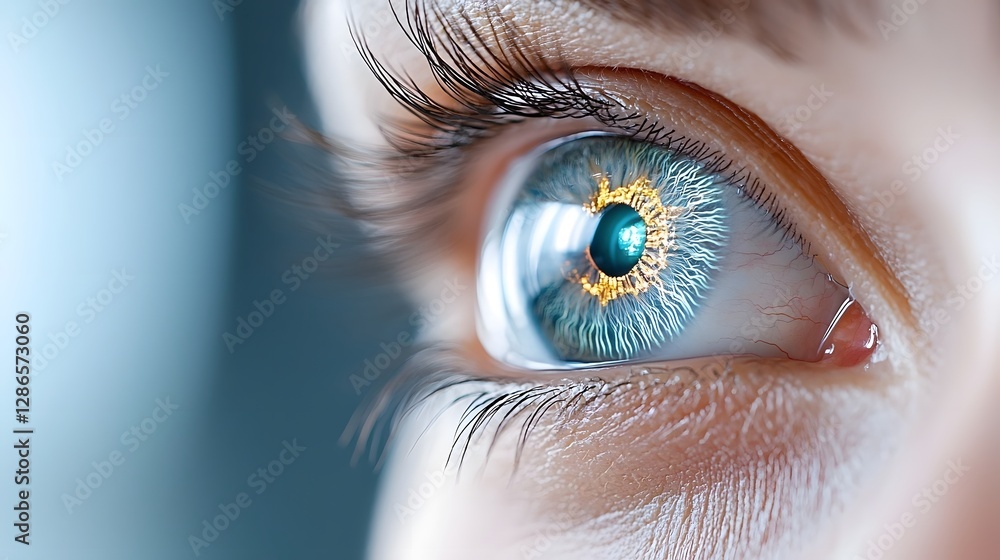 Aufkleber autonomous ai powered eye chart dynamically adjusting and calibrating for personalized vision correc